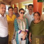 Bhumika Chawla Instagram - Revisting one of my schools # with the principal and teachers