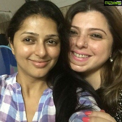 Bhumika Chawla Instagram - Met Delnaz after long # Nice catching up #