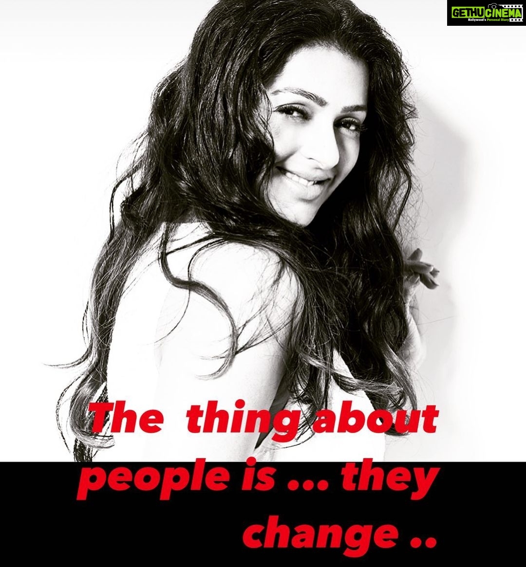Bhumika Chawla Instagram - The thing about people is ... they change ✨