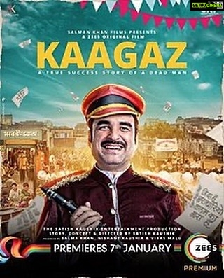 Bhumika Chawla Instagram - KAAGAZ SE SHURU HOTI HAI EK KAHANI .... KAAGAZ PE LIKHI JAATI HAI USKI DASTAAN .... KAAGAZ PE LIKHA HAI , HAR KISSE KA SACH .... KAAGAZ ..... Wishing Dear Satish Sir All the best for KAAGAZ @satishkaushik2178 one of the best films I have seen in recent times . May Your dedication to this subject bear the fruits of success . Proud of you as a film maker to bring forth such an intense true film