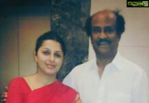 Bhumika Chawla Instagram - Wishing the MOST HUMBLE , amazing , simple real superstar .. Rajnikanth sir a very Happy Birthday 🌻 May God bless you with good health and long life