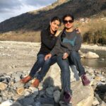 Bhumika Chawla Instagram - Seized precious moments together in mountains ....