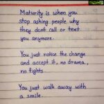 Bhumika Chawla Instagram - 😊 Maturity and Understanding ...( not written by me :) found this )
