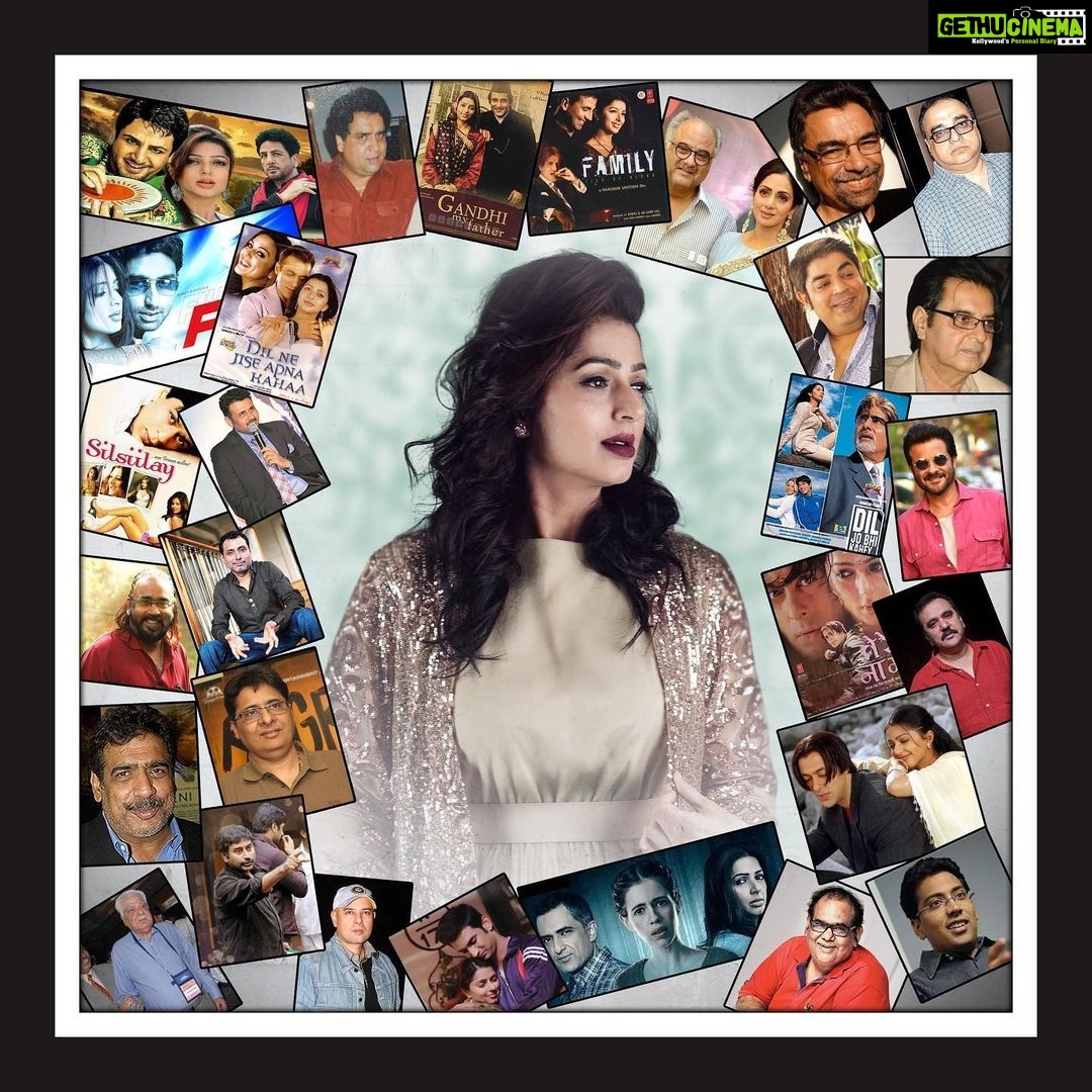 Bhumika Chawla Instagram - GRATITUDE ππΈ. CHAPTER 3 The JOURNEY in Bollywood β started with TERE NAAM β- 2002 The producers MAD FILMS - Mr Sunil Manchanda , the association with him goes back to 1998 dec 1999 early months when we did an AD FILM together - COFETOS ... Working with dir Satish Kaushik was a wonderful experience - I actually connected with him more later β seeing his plays and seeing him perform on stage is an experience in itself β he can make you smile just as you feel you are about to cry and make your eyes wet when you are smiling ... From then on I did a few Films - selected ones - some did very well , some were ok ... Regardless the journey and experience with all the films , directors and characters I played has been a memorable one ... something I look back at fondly .... Gandhi My Father with Anil KAPOOR Production and Dir FEROZ Abbas khan was an exceptional experience everything was scheduled and timed perfectly ... a learning experience from the director ... Did FAMILY , DIL JO BHI KAHE , SILSILEY , RUN ALL being great experiences THE LAST one I did was M S DHONI and that was also a fantastic experience with Dir Neeraj Pandey , and Late Sushant .. working on a BIOPIC IS always something an actor will cherish later Thank you everyone - all my directors , producers , colleagues actors , and technicians for this wonderful association and being a part of MY LIFEβs JOURNEY π. @satishkaushik2178 @neerajpofficial @bachchan @amitabhbachchan @