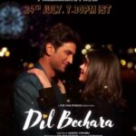 Bhumika Chawla Instagram - Premiers today 🌸💕 DIL BECHARA-ORIGINAL ... wishing the entire team all the very best ... “ Sushant , where ever you are .... God bless you 🌸 “. Ek Tha Raja Ek Thi Rani .... what an irony of a trailer we had to see ...