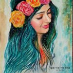 Bhumika Chawla Instagram – Made by a well wisher 🌻thank you @artistrishika for such a beautiful painting
