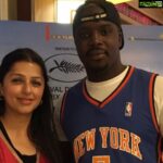 Bhumika Chawla Instagram - With Omar from the film Les Miserables...