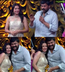 Bhumika Chawla Instagram - Some moments shared with Chiranjeevi Gaaru during the Zee Cine Award .. We had done a film together Jai Chiranjeeva a long time ago
