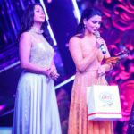 Bhumika Chawla Instagram - Gave the Award to Samatha for Best Actor Female for Majili and Oh Baby .. God bless her with many more awards and a lot more success 🌸