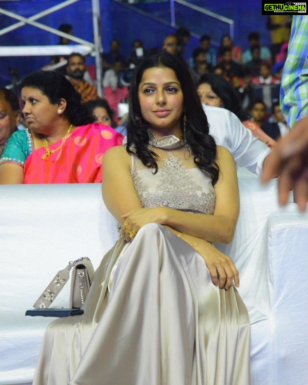 Bhumika Chawla Instagram - For the Zee Awards Telugu in Hyderabad 🌸