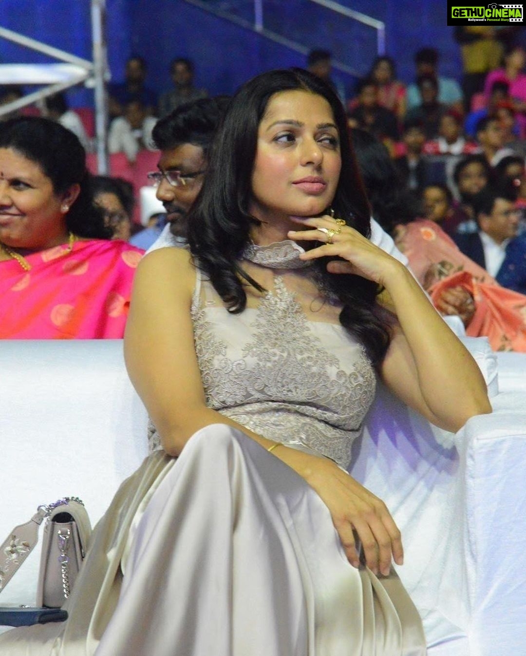 Bhumika Chawla Instagram - For the Zee Awards Telugu in Hyderabad 🌸