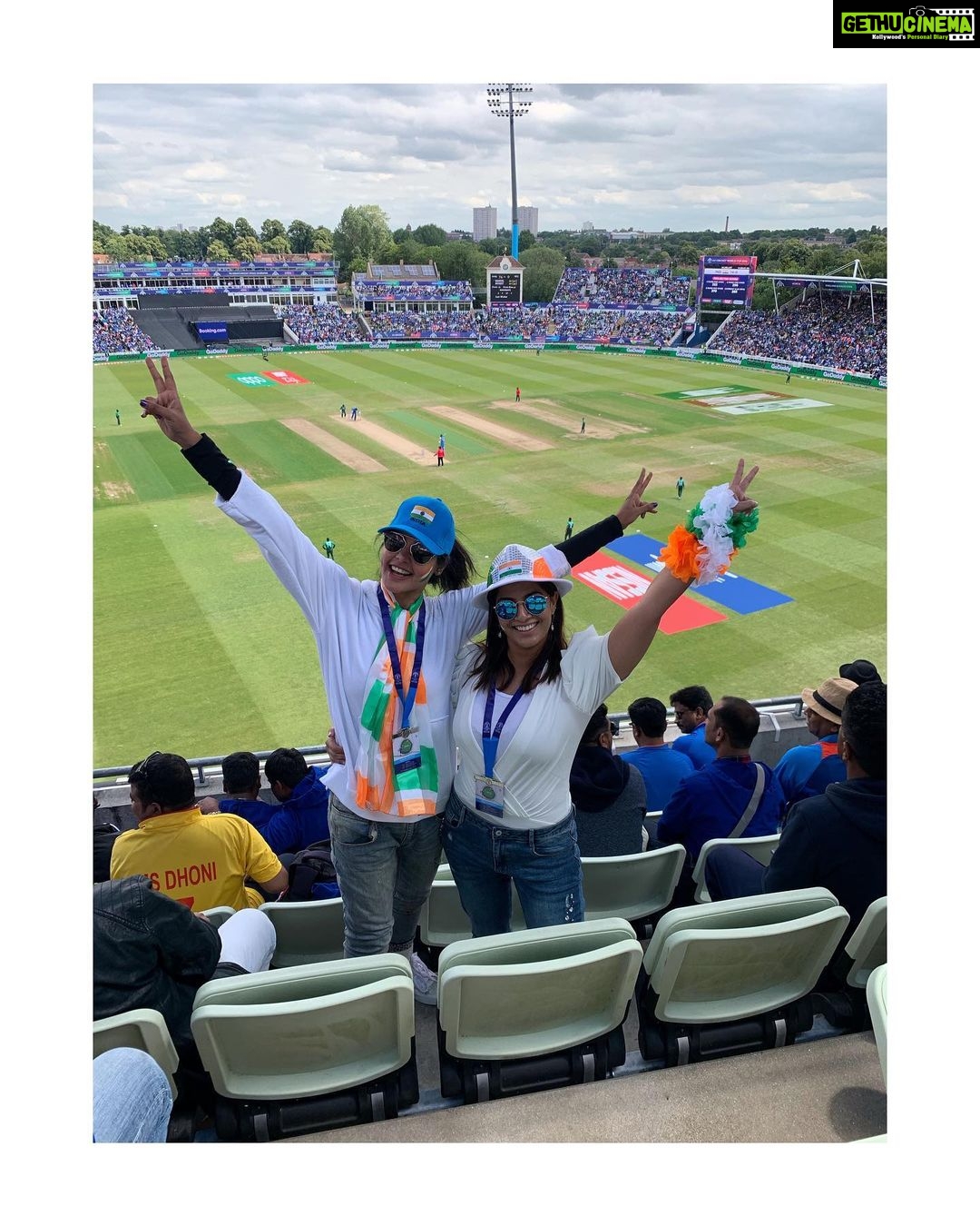 Bindu Madhavi Instagram - #indiavsbangladesh #worldcup2019 Edgbaston Stadium