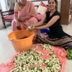Bindu Madhavi Instagram – My Mother’s Day ritual….. 🤤#mangopickle #avakkai  #amma #endlesslove
