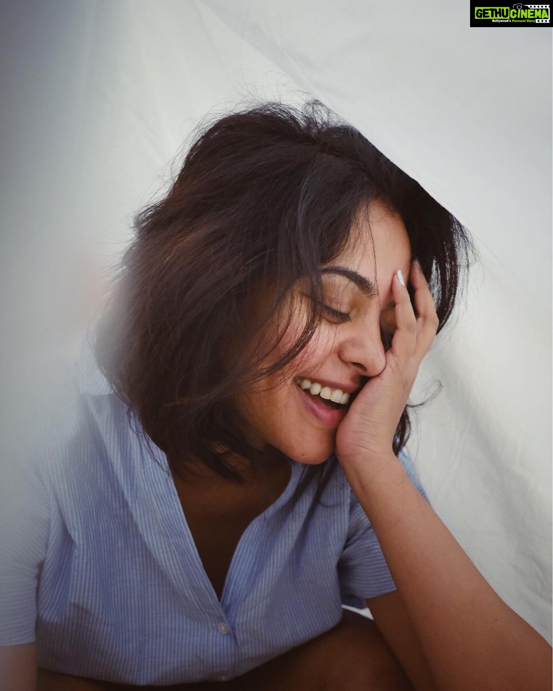 Bindu Madhavi Instagram - No makeup hack can match messy hair and a smiling face ❤️