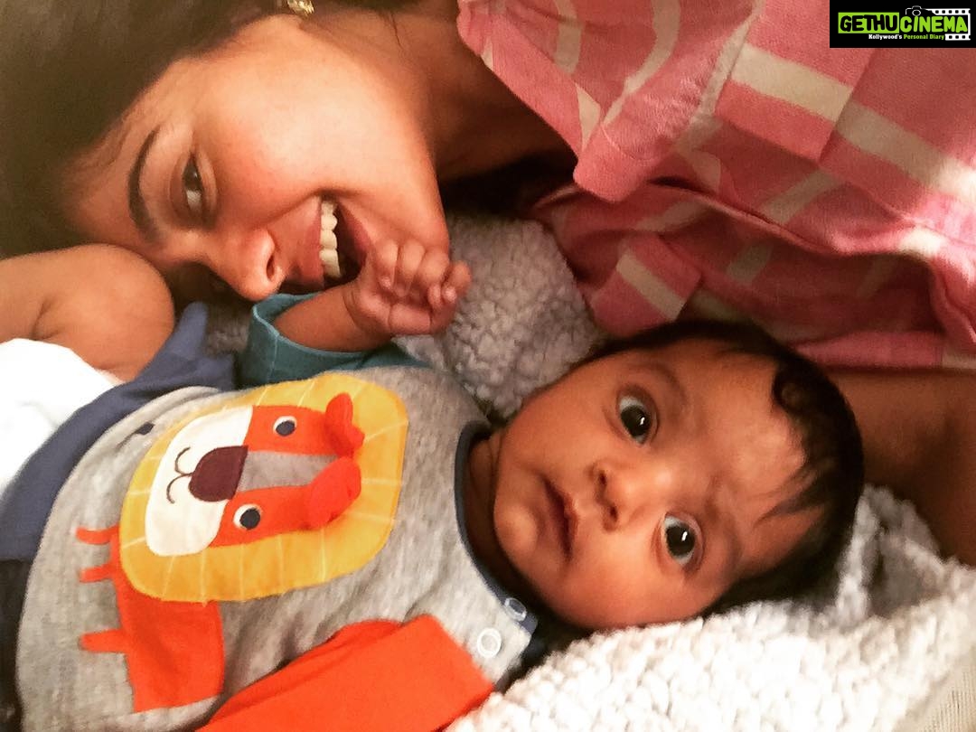 Bindu Madhavi Instagram - Happy and hysterically happy..... #kids