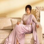 Bindu Madhavi Instagram - Wearing Suresh Menon 2018 collection..... shot by @venketramg, makeup @suresh.menon, hair @pinkylohar