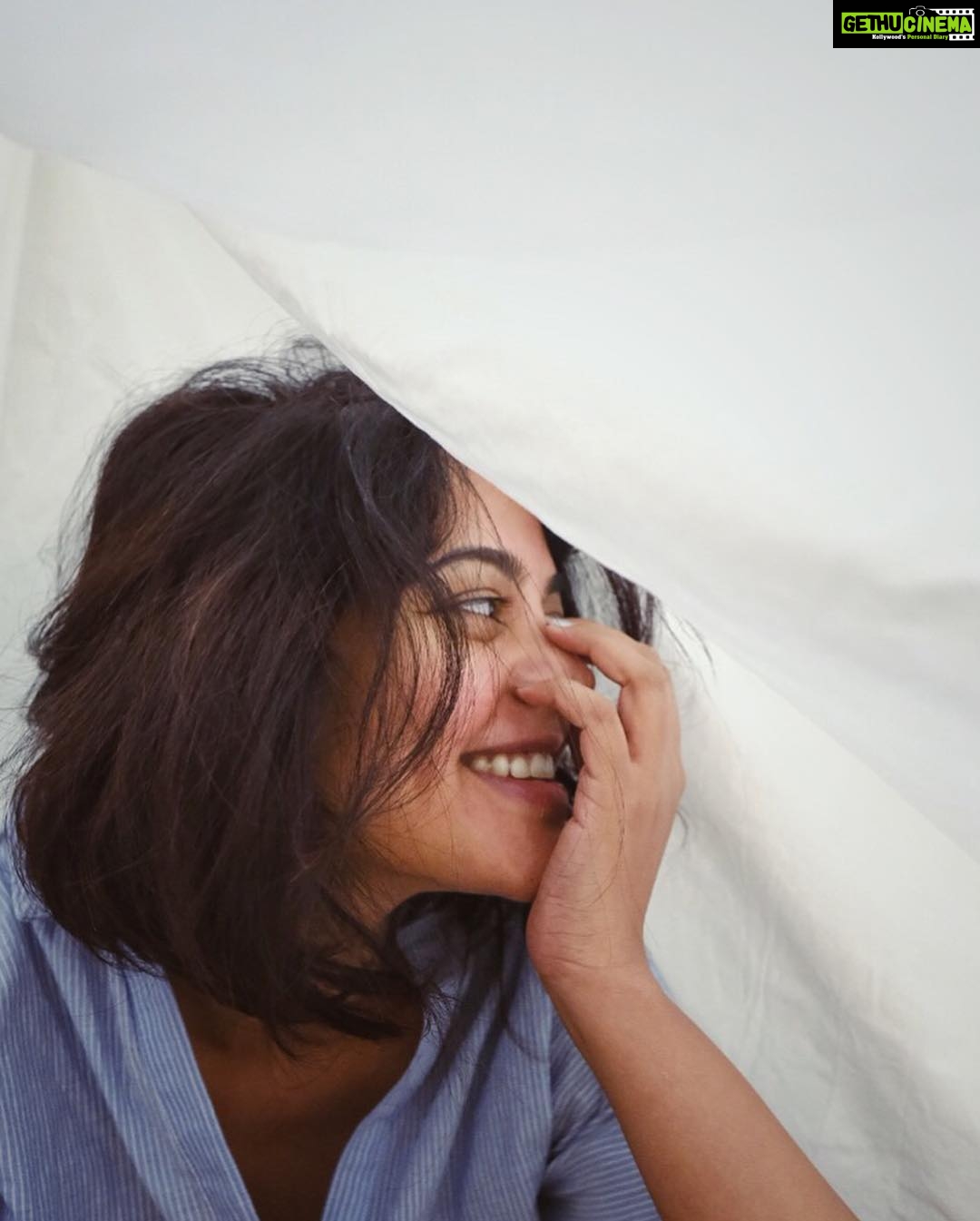 Bindu Madhavi Instagram - No makeup hack can match messy hair and a smiling face ❤️