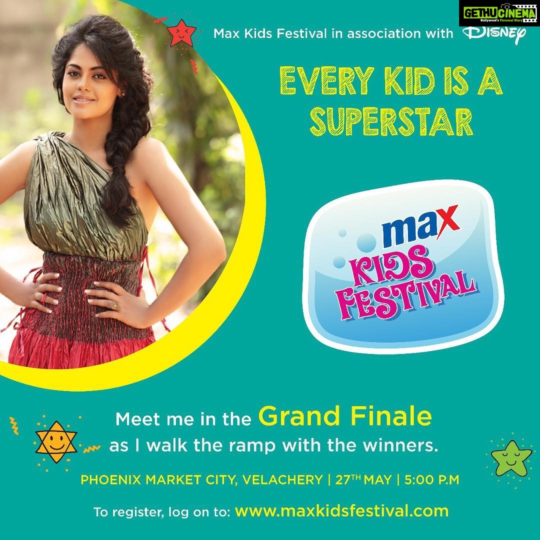 Bindu Madhavi Instagram - Every kid is a Superstar is a contest for the kids between the age group of 2 and 10 years.... Do bring your kids n am looking forward to walk the ramp with the winners.... #disney #max #kids