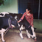 Bindu Madhavi Instagram – Holy cow……. 🐄🐮🦆💫 :)))
