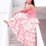 Bindu Madhavi Instagram – Tickled pink…….. outfit – @amritha.ram  #greatlypleased