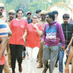Bindu Madhavi Instagram - A campaign to create awareness against domestic violence.... walk a mile in her shoes @varusarathkumar @onlynikil #sarathkumar #sidharth #neerajamalik #saveshakti #allladiesleague