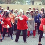 Bindu Madhavi Instagram - A campaign to create awareness against domestic violence.... walk a mile in her shoes @varusarathkumar @onlynikil #sarathkumar #sidharth #neerajamalik #saveshakti #allladiesleague