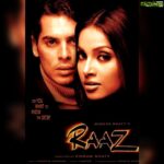 Bipasha Basu Instagram - Raaz - Grateful for this film. Raaz is one of my first few films…which got me a direct entry into the hearts of millions of people❤️Thank you for keeping me in your hearts still ❤️🤗 Sending love to the entire cast and crew of Raaz🤗 #20yearsofraaz