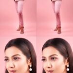 Catherine Tresa Instagram - Channeling the inner Pinky in me 😜😜. #pinkday #wednesdayvibes #mebeingme @sandysartistry @parth_bane