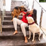 Catherine Tresa Instagram – Wanted so badly for both my boys to sit down and pose nicely for a single decent Christmas picture but all they wanted was the little treat I was holding. Oh well😅