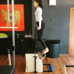 Catherine Tresa Instagram – Mixing it up with a little Pilates 😉😉