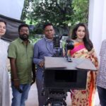 Catherine Tresa Instagram - Off to a brilliant start with Trident Arts and @worldofsiddharth .This is definitely the most extensive role I've had. It's going to be a great journey, we are putting in all our love and we hope you love the film too. Hugs😘😘