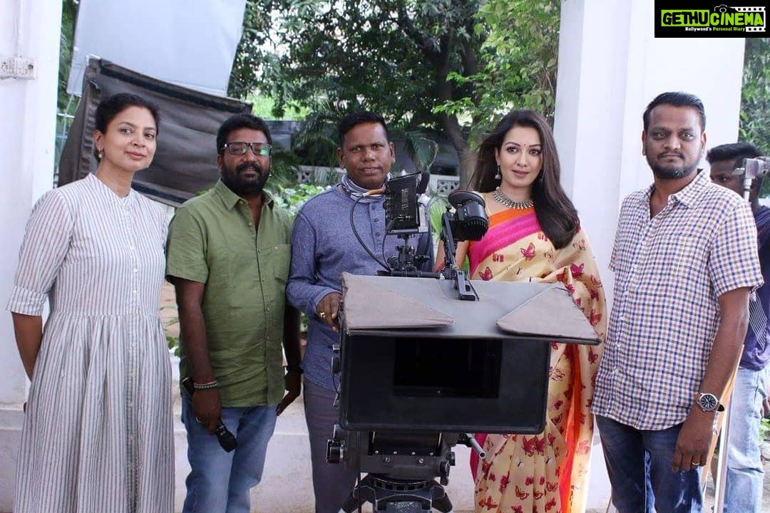 Catherine Tresa Instagram - Off to a brilliant start with Trident Arts and @worldofsiddharth .This is definitely the most extensive role I've had. It's going to be a great journey, we are putting in all our love and we hope you love the film too. Hugs😘😘