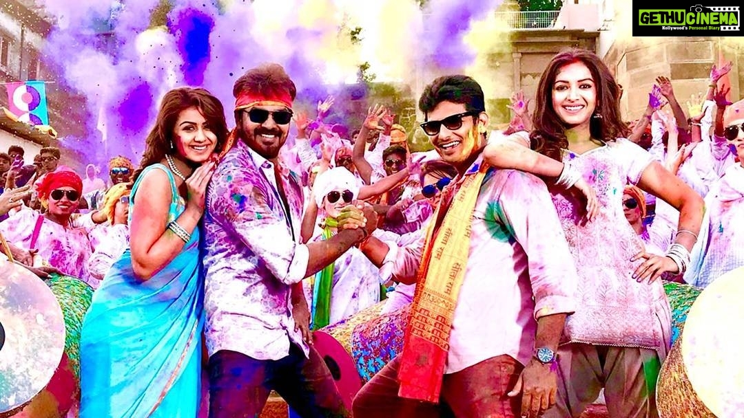 Catherine Tresa Instagram - Kalakalappu 2 releases tomorrow in theatres near you! Make sure you guys watch this one! We had loads of fun making this film for you and we hope you enjoy it!! Love always 😘😘