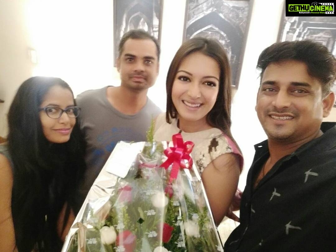 Catherine Tresa Instagram - Such lovely people. Thank you for all the advance birthday celebrations! Couldn't ask for better people to work with.