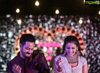 Chandini Tamilarasan Instagram - Hitched 💕💕💕 when you realise you want to spend the rest of your life with somebody you want the rest of your life to start as soon as possible ...love you babyyyy 😘😘😘😘