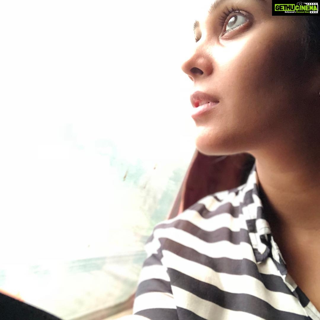 Chandini Tamilarasan Instagram - Lost in deep thoughts ., in love with the messiness 💞💞 #solotrip #lovinglife #nofilter