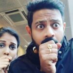 Chandini Tamilarasan Instagram - Goofy Us 😜.. #throwback to one hell of a holiday with my baby 🥰😘.. #memories #hubster #missyou