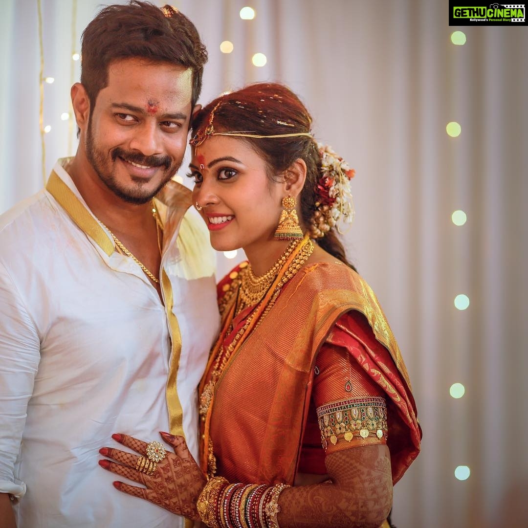 Chandini Tamilarasan Instagram - Hitched 💕💕💕 when you realise you want to spend the rest of your life with somebody you want the rest of your life to start as soon as possible ...love you babyyyy 😘😘😘😘