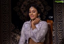 Chandini Tamilarasan Instagram - Don’t let yesterday take up too much of today 🤗🤗 Photography: @zoomin_momentz muah:@kowshi_mua Designer:@ishaxclusive Jewellery: @aviraabridaljewels styling:@shreshta_iyer Retouch:@poseidon11__