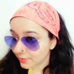 Chandra Lakshman Instagram – The #bohochic in me..📿❤️
#bandanas my favourite #hairaccessory from #tamarachennai 
#luvingit