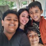 Chandra Lakshman Instagram – No intentions of letting out the child in me..💗
My nephews’,grama pradesham,cycles,lots of laughter and ofcourse great food🔮

#moongirl #lifeisbeautiful #blessed #love #family Kunnamkulam