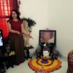 Chandra Lakshman Instagram - Happy Onam!! #onam #2017 #pookkalam #homesweethome #sadhya #payasam #festive @mallupage