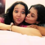 Chandra Lakshman Instagram – When Akka thangai meets and we don’t wanna grow up.. Ye! 👩👩
#akkathangai #funday #thursday #favouriteday #wearethebestest #memories #catchingup #awesomechildhood #yummylunch