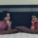 Chandra Lakshman Instagram – When Akka thangai meets and we don’t wanna grow up.. Ye! 👩👩
#akkathangai #funday #thursday #favouriteday #wearethebestest #memories #catchingup #awesomechildhood #yummylunch