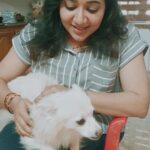 Chandra Lakshman Instagram - This gal reminded me so much of our beloved Chakku..💐😘Met Julie and instantly bonded with her..💝 #moongirl #pets #chakkulakshman #alwaysinourhearts #dogsofinstagram #memories