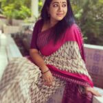 Chandra Lakshman Instagram - There is colour in every grey💖 #moongirl #swanthamsujata #suryatv #sareelove #picoftheday #potd #actor #tamilactress #malayalamactress #teluguactress #films #television #gratitude Kochi, India