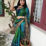 Chandra Lakshman Instagram - Thanks @babz_boutique for this lovely and super comfortable saree.. 💖 #moongirl #sareelove #swanthamsujata #suryatv #womenempowerment #malayalam #series #actor #tamilactress #malayalamactress #teluguactress #films #television Kochi, India