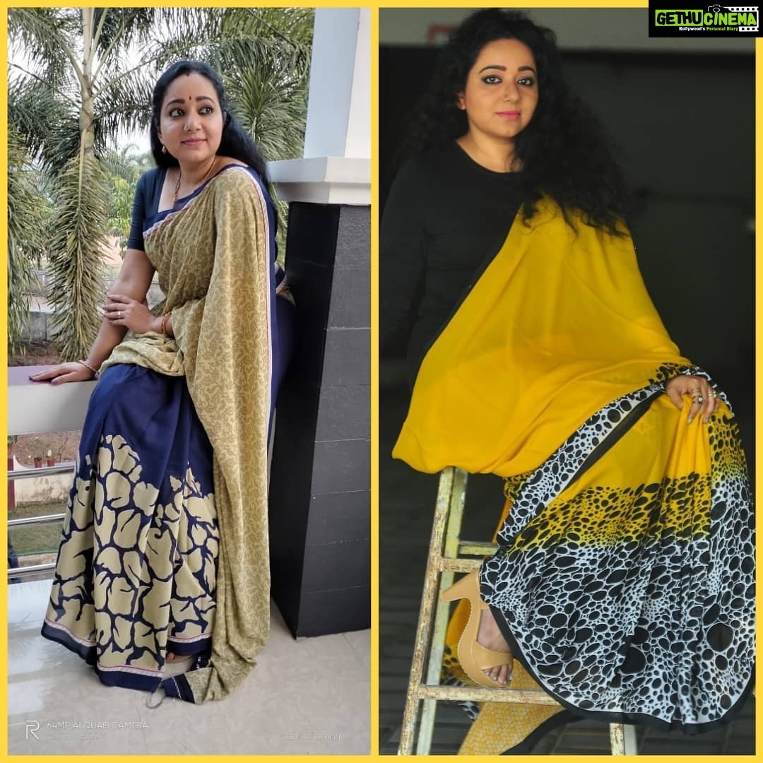 Chandra Lakshman Instagram - One soul many roles..🧿 #moongirl #blessed #beingsujata #shootmode #swanthamsujata #suryatv #womenempowerment #malayalam #series #actor #tamilactress #malayalamactress #teluguactress #films #television Kochi, India