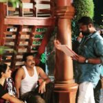 Chandra Lakshman Instagram – Rehearsing our shots with @anzarkhandirector @kishor.satya @pushpandivakaran @swanthamsujathaofficial

#moongirl #swanthamsujata #malayalamserial #suryatv #malayalam #actor #tamilactress #malayalamactress #teluguactress #films #television Kochi, India