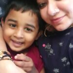 Chandra Lakshman Instagram - Cuddles cuddles and more cuddles with our lil Kichu #moongirl #nephew #love @linutoj_kvl @tosh.christy @toj_christy @lakshmanmalathy
